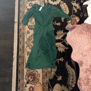 Baltic Born Forest Green Long Sleeve Dress